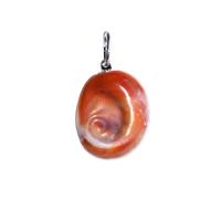 Pendentif Oeil de Sainte-Lucie - Pierre brute