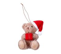 Pendentif Ours en Peluche de Vacances, décoration de Bureau et Suspendue pour Arbre de noël, Ornements festifs de fête intérieure et extérieure