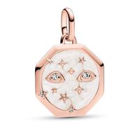 Pendentif - PANDORA - 783036C01 - Or rose - Zirconia Cubique - Email