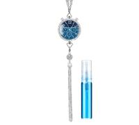 Pendentif parfum de voiture - Désodorisant de voiture suspendu d'aromathérapie, pendentif parfumé pour véhicule | Diffuseur de parfum de voiture rechargeable, breloque de parfum décorative, pendentif