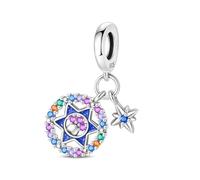Pendentif patte de chat gardien, perles de charme en argent sterling 925, compatible avec le collier bracelet pandora