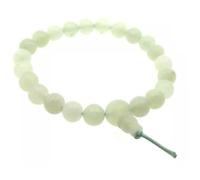 Pendentif percé en azurite malachite + Bracelet power jade