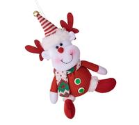 Pendentif Père Noël en forme de renne à suspendre - Décorations de bureau pour la maison, les fêtes, les vacances, l'arbre de Noël, joli Père Noël à suspendre pour les fêtes de fin d'année
