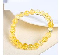 pendentif Pierre naturelle multicolore fissure cristal de Quartz perles rondes en vrac for la fabrication de bijoux Frizzling Rock Popcorn bracelet à bricoler soi-même Création de bijoux ( Color : Col