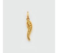 Pendentif Piment Torsadé Et Lisse Or 750/1000