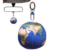 Pendentif planète - 7,5 cm à suspendre Système solaire rempli, d'une planète - Pour sacs à main porte-monnaie bijoux portefeuilles sacs à dos femmes hommes, Terre bleu clair, Voir description