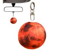 Pendentif planète - en tissu doux de 7,5 cm à suspendre | Pendentif planète en peluche, pour sacs à main, porte-monnaie, bijoux, porte-monnaie, sacs à dos, femmes et hommes, Mars., Siehe