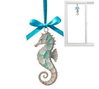 Pendentif plat en acrylique, pendentif tortue pieuvre à suspendre, décoration plate en acrylique de créatures sur le thème de la mer, pour amis voisins, amoureux de la plage, cadeau pour la maison