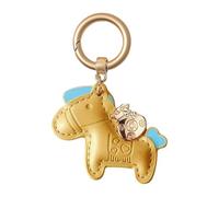 Pendentif Porte-clés Cheval, Symbole De Bon Augure, 5x4,5 Cm, Signe Du Zodiaque Chinois, Cheval De Victoire, Chance En Argent, Adapté Aux Voyages, Pour Adolescentes, Femmes, Filles, Collectionneurs, V