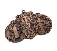 Pendentif porte-clés chrétien antique en métal, breloque décorative à suspendre pour à main, cartable, à, décoration religieuse