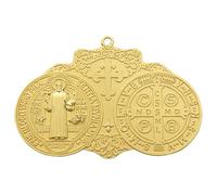 Pendentif porte-clés chrétien antique en métal, breloque décorative à suspendre pour à main, cartable, à, décoration religieuse