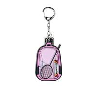 Pendentif Porte Clés De Sport, Breloque Navette De Badminton, Accessoire Décoratif À Clip Pour Sac, Gadget De Collection Ajoute Un Style De Personnalité, Ornement Portable À Suspendre Pour Adoles
