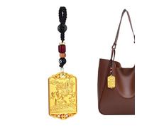 Pendentif porte-clés en - Souvenir heureux 2026 | Porte-clés chinois Année des chevaux avec pendentif - Pour adultes, femmes, filles, collectionneurs, voyages, métier, travail, sac à