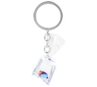 Pendentif Porte-clés Poisson en Résine Bleu pour Paquet Décoratif