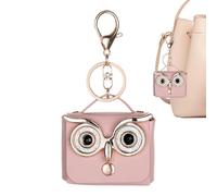 Pendentif porte-clés sacs-sac à main, petits sacs décorations porte-clés | Décoration Pandentive à un hibou pour les voyages de voyage, les voyages quotidiens, rose, riferimento alla descrizione