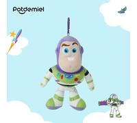 Pendentif poupée peluche énergique Buzz l'Éclair Disney Pixar, décoration pendentif créative pour sac, peut être utilisé comme cadeau de vacances Taille UniquePolyester