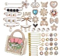 Pendentif pour chaussettes, bijoux avec chaussettes, pendentif pour épingle à nourriture, 55 pièces, broche pendentif pour chaussette, poubelle, kit de pendentifs pour chaussettes, broches, broches et