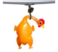 Pendentif pour Rétroviseur de Voiture,de Poulet Rôti - Accessoire Déco Intérieur Auto Mignon Et Amusant Qui Change De Couleur Pour