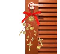 Pendentif Pour Rétroviseur - Décor Mural Saint Benoît,Bijoux Faits Main Ornements Auto,Pour Auto Véhicule SUV Pickup Tableau de Bord Vitre Pare Brise Porte Entrée Voyage Fête