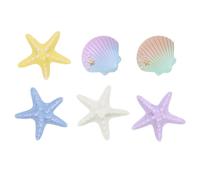 Pendentif pour sac fourre-tout, pendentif pour sac de plage,Décoration d'été avec pendentif pour sac fourre-tout avec coquille d'étoile de mer pour sac Bogg - Décorations colorées pour sacs d'espion