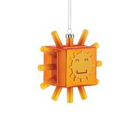 Pendentif pour sapin de Noël Flocon de soleil Sunflake Alessi doré, Designer Massimo Giacon, Marcello Jori, 10x10x5 cm