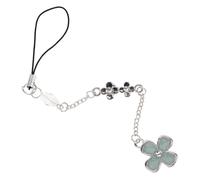 Pendentif pour Téléphone Portable Trèfle Porte-clés en Alliage de Zinc | Chaîne Téléphonique, Paquet à Main et Lecteur Musical, Finition Soignée, Style Délicat et Individuel