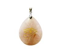 Pendentif Quartz rose - Oeil d'Horus