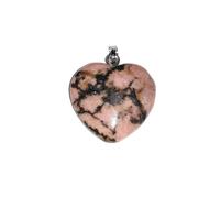 Pendentif Rhodonite - Petit coeur