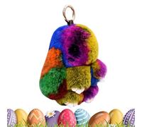 Pendentif sac de lapin, porte-clés lapin en peluche, pendentif pour sac à dos | Mignon porte-clés en peluche doux avec lapin, porte-clés avec pendentif avec boîte à dos