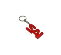 Pendentif SAI Carlos F1, porte-clés pilote de Formule 1, porte-clés F1, gadget Formule 1 pour clés de voiture, abréviation du nom du pilote de F1