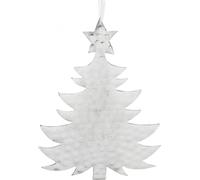 Pendentif Sapin Décoration de l'Avent Métal argenté 20,5×15,5cm