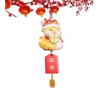 Pendentif serpent chinois, année de décoration de serpent | Pendentifs suspendus pour le Nouvel An 2025, décorations du Nouvel An chinois, décoration de la maison pour les arbres de voiture sur le