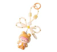Pendentif sophistiqué pour sac avec nœud papillon pour les amateurs de mode pour les occasions spéciales, jaune, taille unique