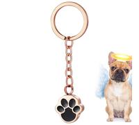 Pendentif souvenir pour cendres de chien - En acier inoxydable - Pendentif rabattable - Pour le travail, le bureau, le côté du lit, le dortoir, la maison, l'école, les situations sociales