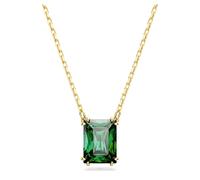 Swarovski Pendentif Matrix - Taille rectangulaire - Vert - Placage ton or