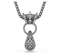 Pendentif Sublima, Tailles variées, Blanc, Métal plaqué ruthénium OS