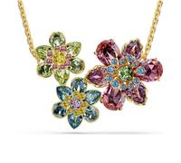 Pendentif - Swarovski - Idyllia - Trois fleurs - Jaune - Longueur ajustable 42-49 cm