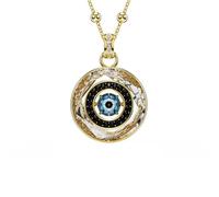 Pendentif - Swarovski - Symbolica - Oeil porte-bonheur - Plaqué or - 52 cm