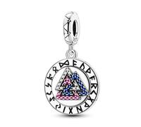 Pendentif symbole viking, breloque pour bracelet, compatible avec le collier bracelet pandora
