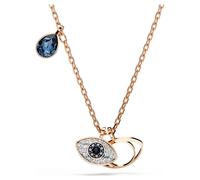 Pendentif Symbolica, Œil, Multicolore, Placage de ton or rosé OS