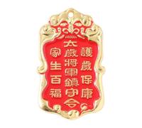 Pendentif Tai Sui, Tai Sui - de richesse et de chance - Porte-clés de Protection pour sac de maison, décoration Feng Shui générale ancienne