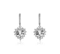Pendentif taillé en or 14K, boucles d'oreilles de la Moisanite, un cadeau romantique pour les anniversaires ou des occasions mémorables