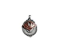 Pendentif Tarot Vision - Collier All Seeing Eye - Pendentif symbole de cartes de tarot - Bijoux de Divination Mystique - Guide Spirituel, Perspicacité du Ddestin, Rotation Lisse