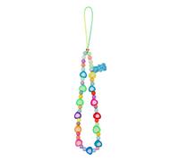 Pendentif Téléphone Portable Lanière à bracelet anti-lostille de téléphone portable TRENDY fleurs colorées Poterie douce Poterie Sunflowe corde for le cordon de téléphone portable Pendentifs Pour Télé