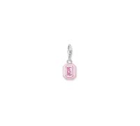 Pendentif - THOMAS SABO - Charm Pierre Rose - Argent sterling 925 - Zircone rose - 24 mm