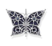 Pendentif Thomas Sabo étoile et lune argent - Blanc