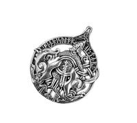 Pendentif Tyr avec Fenrir en argent sterling 925 N° 398