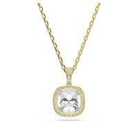 Pendentif Una Angelic, Taille coussin, Blanc, Doré à l’or 18 carats (750/1000) OS