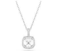 Pendentif Una Angelic, Taille coussin, Blanc, Métal rhodié OS