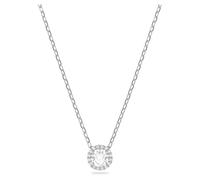 Pendentif Una Angelic, Taille ronde, Blanc, Métal rhodié OS